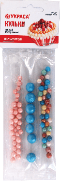 Сахарные шарики Украса декоративные перламутр 3 стики, 17 г, 1 упаковка фото 1