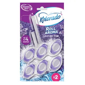 Блок для чищення унітазу Kolorado Roll Aroma Blue Aquatic, 2*51 г