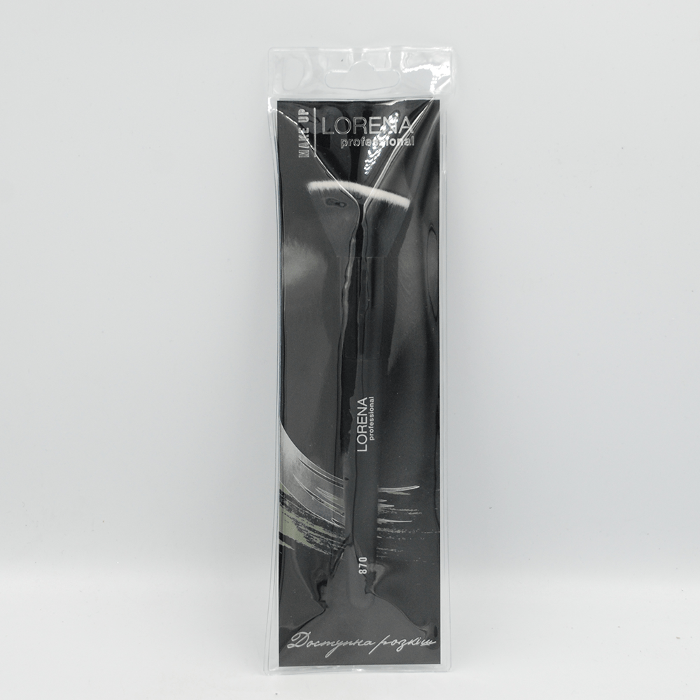LORENA Professional пензлик для основи, пудри та рум'ян скошений Slanted powder Brush, 1 шт