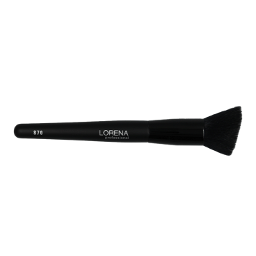 LORENA Professional кисточка для основы, пудры и румян скошенная Slanted powder Brush, 1 шт