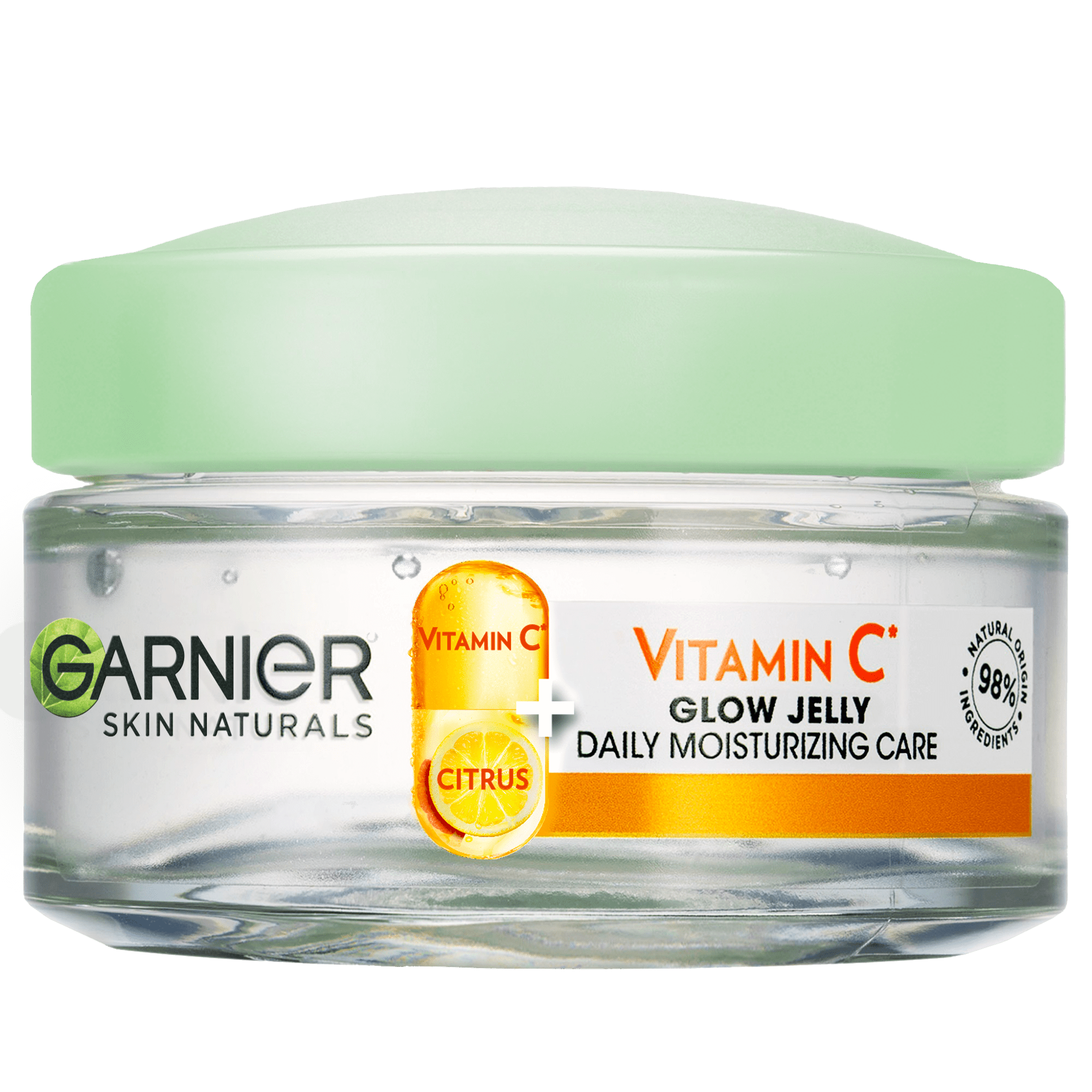 Зволожуючий гель для обличчя з вітаміном С Garnier Naturals Vitamin C Cleansing Gel, для тьмяної шкіри обличчя, 50 мл