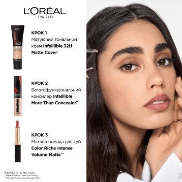 Тональный крем стойкий L`Oreal Paris Infallible с матирующим эффектом оттенок 145, 30 мл фото 7