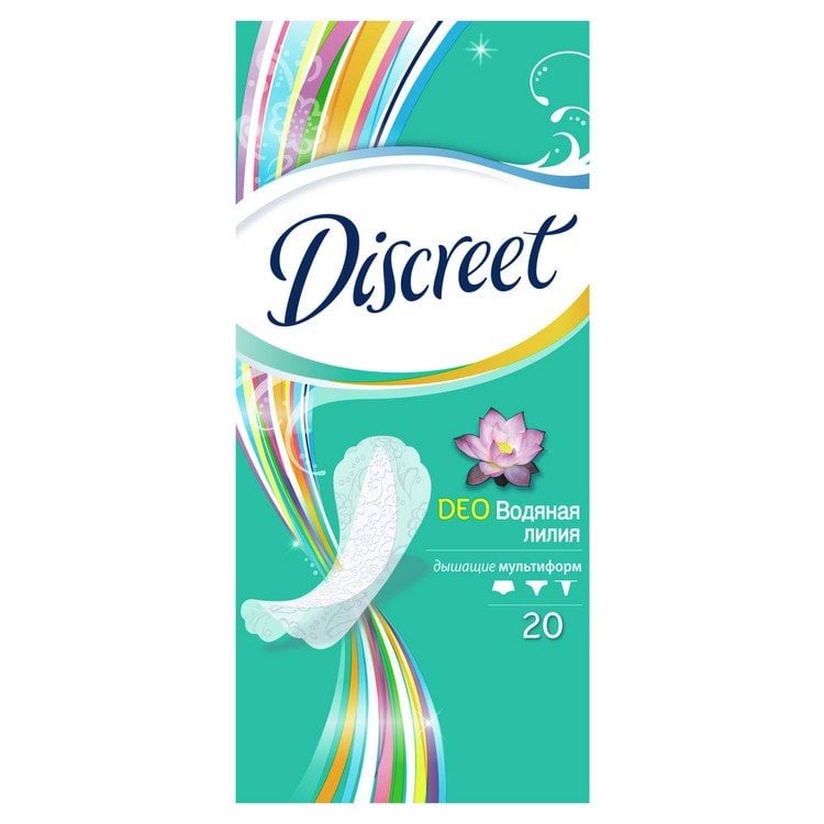 Щоденні гігієнічні прокладки Discreet Deo Water Lily, 20 шт