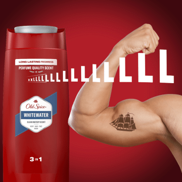 Гель для душа и шампунь для мужчин 3-в-1 Old Spice Whitewater 675 мл фото 8