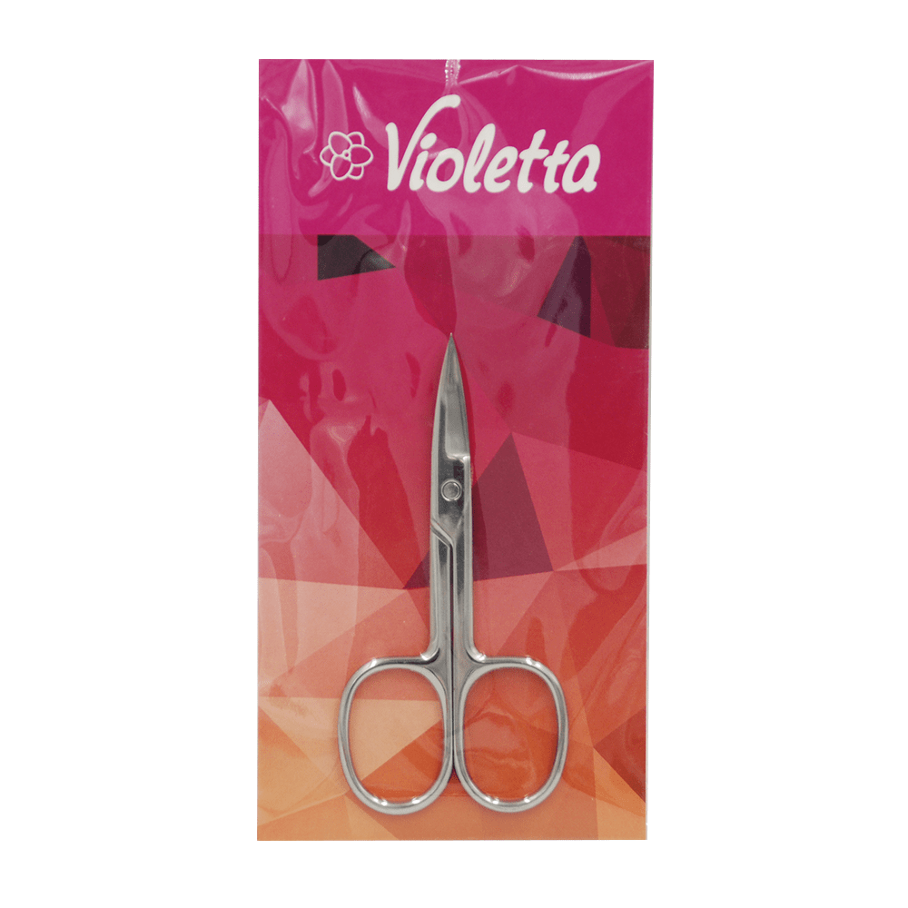 Violetta ножиці для манікюру металеві сріблясті, 1шт