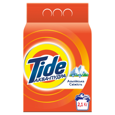 Пральний порошок Tide Аква-Пудра Альпійська Свіжість, 2.1 кг фото 1