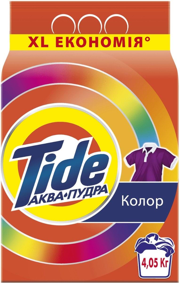 Пральний порошок Tide Аква-Пудра Color, 4.05 кг