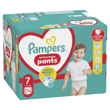 Підгузки-трусики Pampers Active Baby Pants Розмір 7 (15+ кг) 74 шт фото 3
