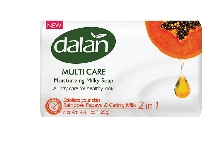 Dalan MULTI CARE крем-мыло Папайя и молоко, 125 г