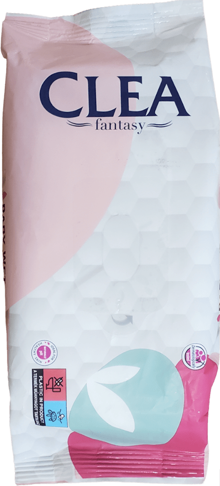 Clea ECONOMIC Детские влажные салфетки с клапаном, 72 шт