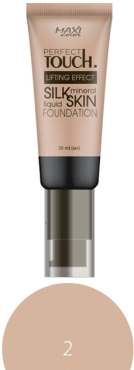 Тональный крем для лица Maxi Color Perfect Touch Silk Skin, 30 мл, тон 02