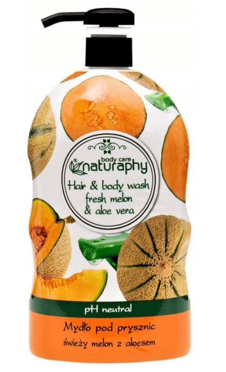 Гель для душа Naturaphy Дыня и алоэ вера, 1000 мл
