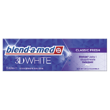 Зубная паста Blend-a-med 3D White Классическая свежесть 75 мл фото 1