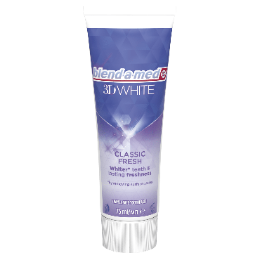 Зубная паста Blend-a-med 3D White Классическая свежесть 75 мл фото 2