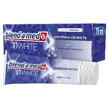 Зубна паста Blend-a-med 3D White Арктична свіжість 75 мл