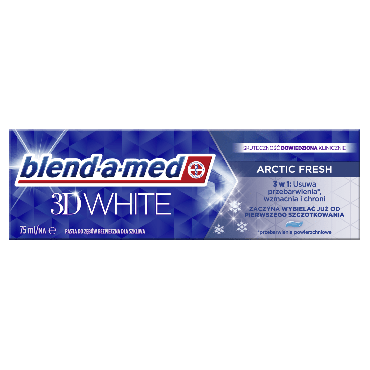 Зубна паста Blend-a-med 3D White Арктична свіжість 75 мл фото 1