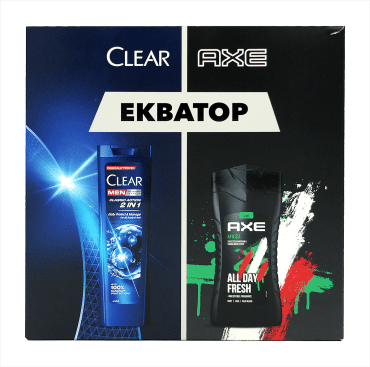 Подарочный набор CLEAR & AXE 