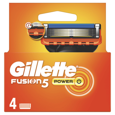 Змінні картриджі для гоління (лезо) чоловічі Gillette Fusion 5 Power, 4 шт фото 1