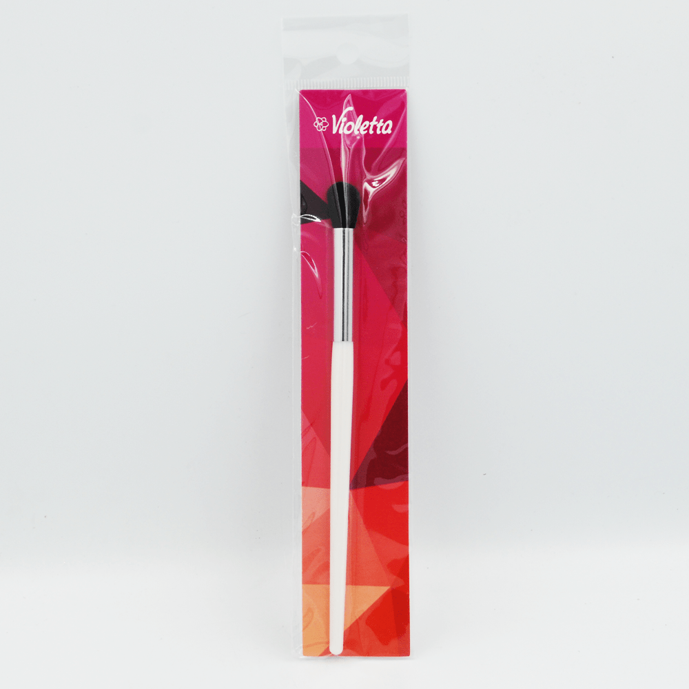 Violetta кисточка для консилера и теней, белая, 1шт