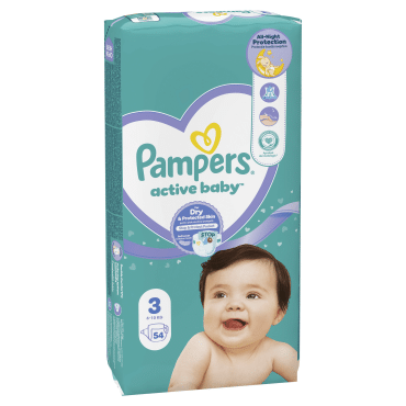 Подгузники Pampers Active Baby Размер 3 (6-10 кг), 54 шт фото 2