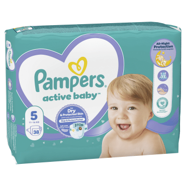 Подгузники Pampers Active Baby Размер 5 (11-16 кг), 38 шт фото 2