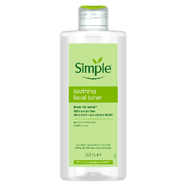 Тонік для обличчя заспокійливий Simple Kind to Skin, 200 мл