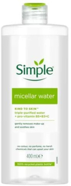Мицеллярная вода Simple Kind To Skin 400 мл