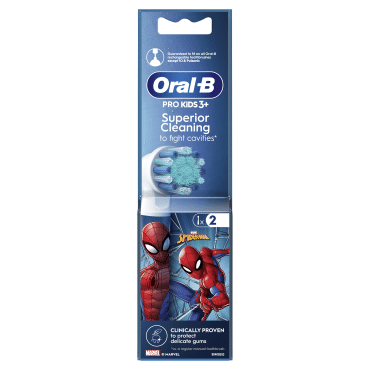 Насадки для електричної зубної щітки Oral-B Kids Людина-павук, 2 шт фото 1