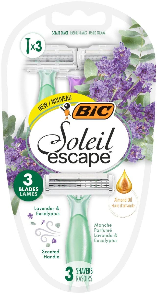 Набор бритв без сменных картриджей BIC Soleil Escape 3 шт