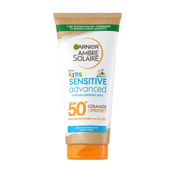Сонцезахисне молочко з керамідами для дітей Garnier Ambre Solaire Kids SPF50, 175 мл