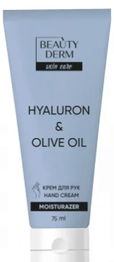 Крем для рук Beauty Derm hyaluron и olive oil 75 мл
