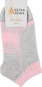 Дитячі шкарпетки Легка хода 9399, 20-22 р срібло меланж