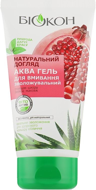 Аква-гель для вмивання Біокон натуральний догляд зволожуючий 150 мл