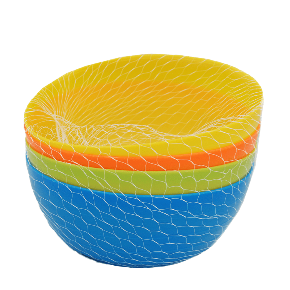 Набір мисок пластикових, 4шт/уп.