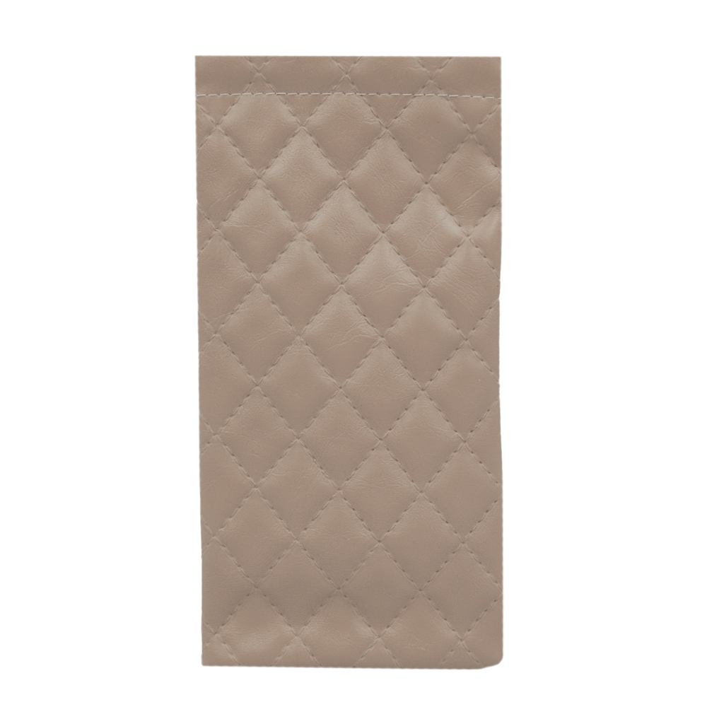 Чехол для очков, кремовый стеганый