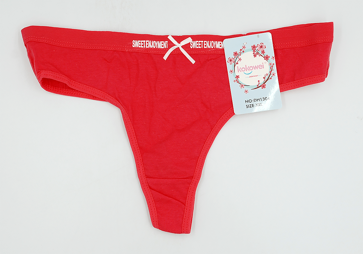 Трусы женские стринг цвет в ассортименте CH-SМ-24-ENK6510 2XL, 1 шт.