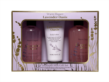 Подарунковий набір Lavender Oasis (гель для душу, 295 мл + піна для ванни, 295 мл + лосьйон для тіла, 145 мл), 1 шт