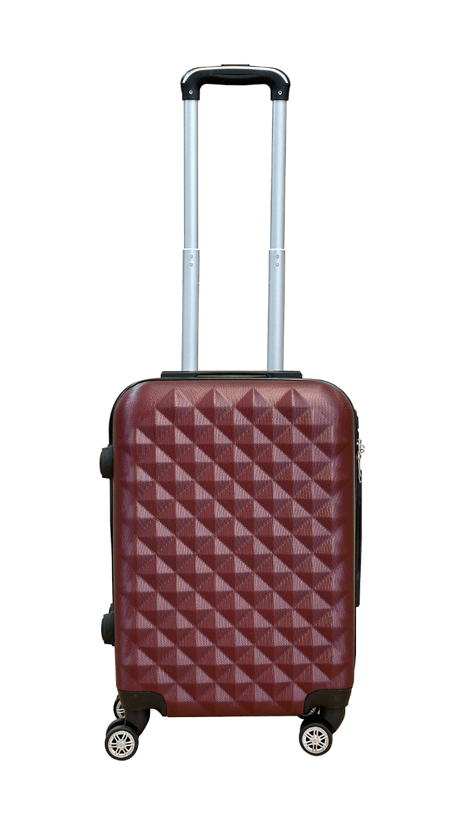 Валіза розмір 50, пластик, CH-ATM-24-1, бордова, 1 шт