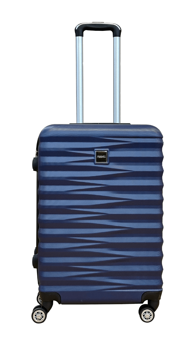 Валіза розмір 60 пластик, CH-АТМ-24-4, темно синя, 1 шт