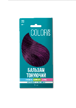 Miss Coloris Бальзам тонирующий для волос Аметист №20, 30мл