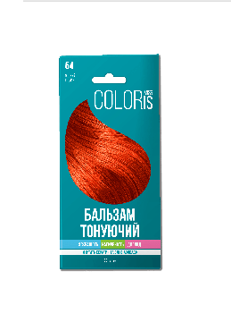 Miss Coloris Бальзам тонирующий для волос Медный Тициан №54, 30мл