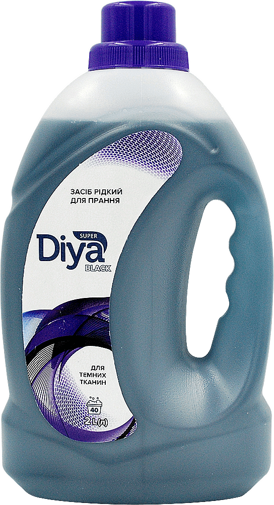 Гель для прання рідкий Super Diya black 2 л
