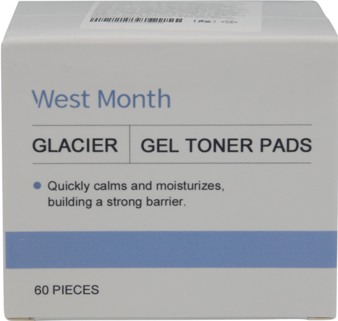 Тонер-педы West & Month Panthenol охлаждающие и успокаивающие 132 г 60 шт.
