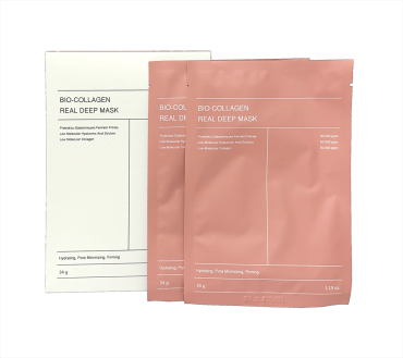 Набор тканевых масок для лица EELHOE увлажняющих с коллагеном Bio-Collagen Real Deep Mask, 34 г х 4 шт