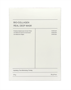 Набор тканевых масок для лица EELHOE увлажняющих с коллагеном Bio-Collagen Real Deep Mask, 34 г х 4 шт фото 1