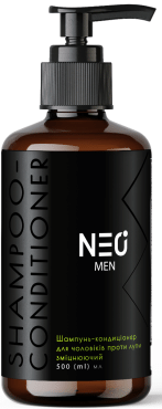 Шампунь-кондиционер для мужчин NEO MEN против перхоти укрепляющий с дозатором, 500 мл