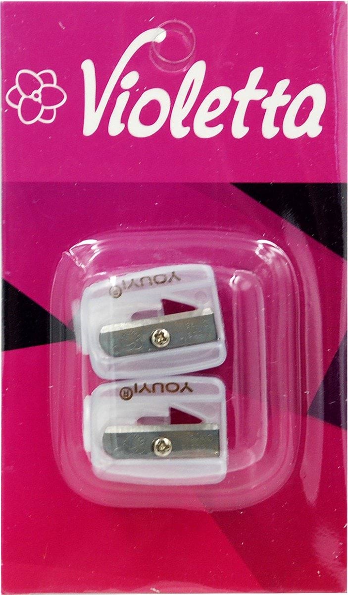 Точилка маленька Violetta для олівців 2 шт
