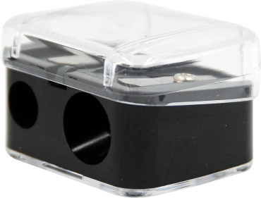 Точилка подвійна Violetta для косметичних олівців 1 шт