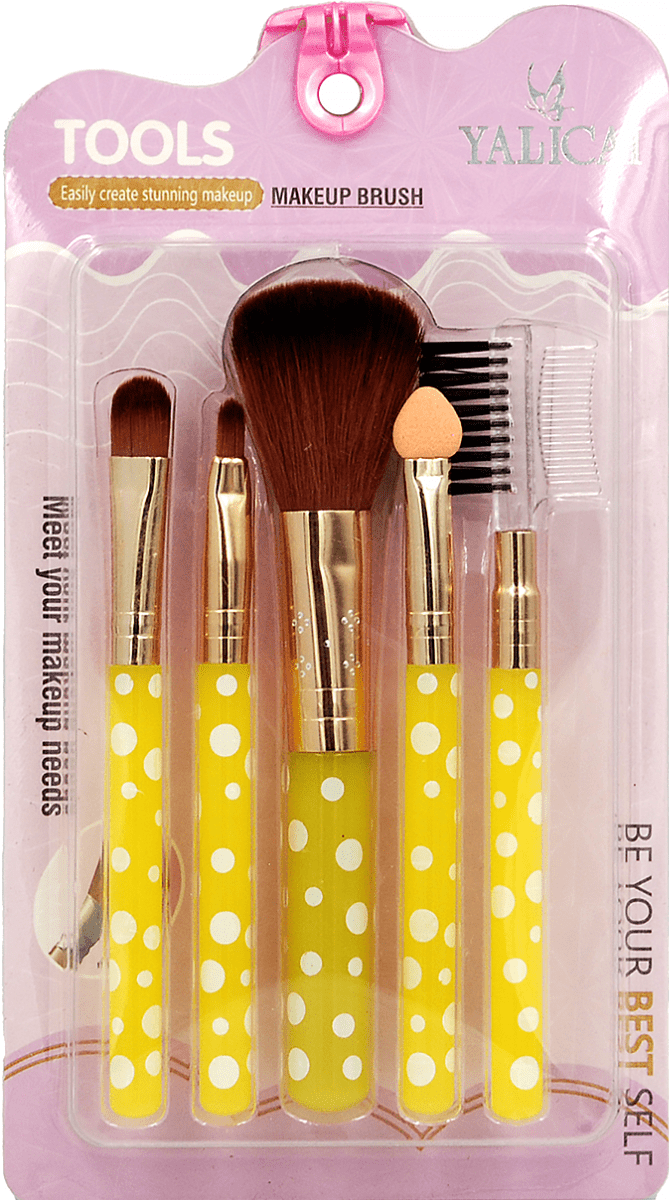 Набор кисточек для макияжа Violetta (HB98703) 5шт.