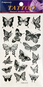 Тату стикеры для тела Violetta (CH-SPR-25-8) 1 шт